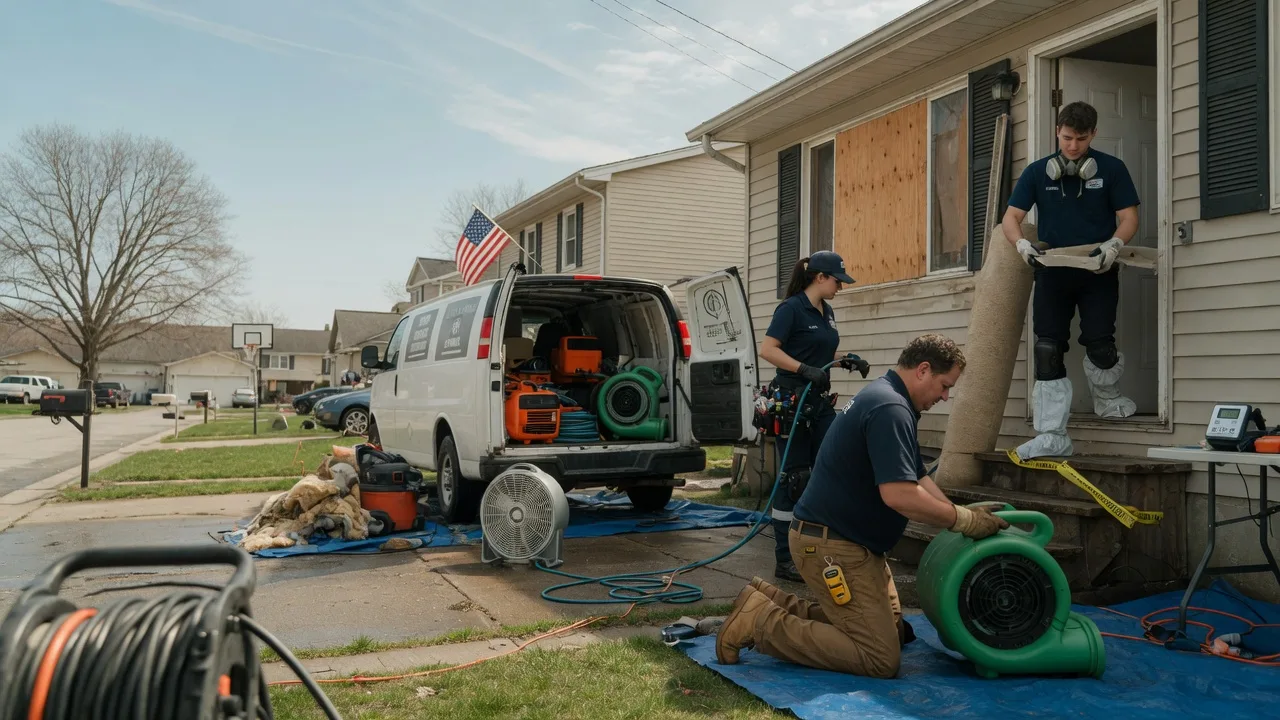 Water Damage Restoration in Lyon Station, PA near me